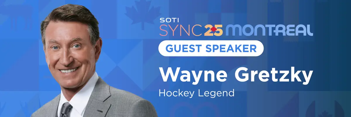 Guest Speaker Wayne Gretzky Live at SOTI SYNC 25!